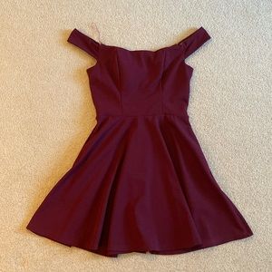 francesca’s off the shoulder dress